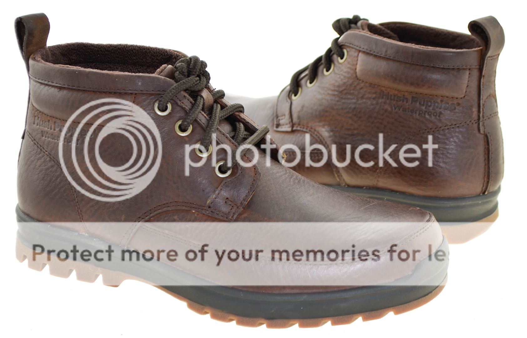 Hush Puppies Men's Dutch Abbott Waterproof Boots Brown Style HMP1300