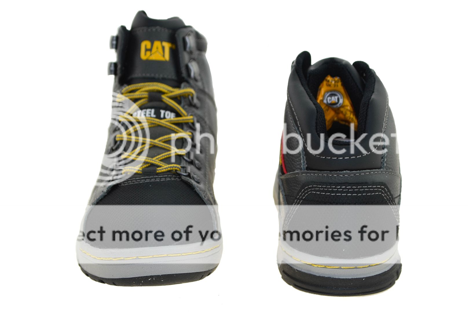 Caterpillar Men's Brode Hi 5" Steel Toe Work Shoes Pepper Style P90188