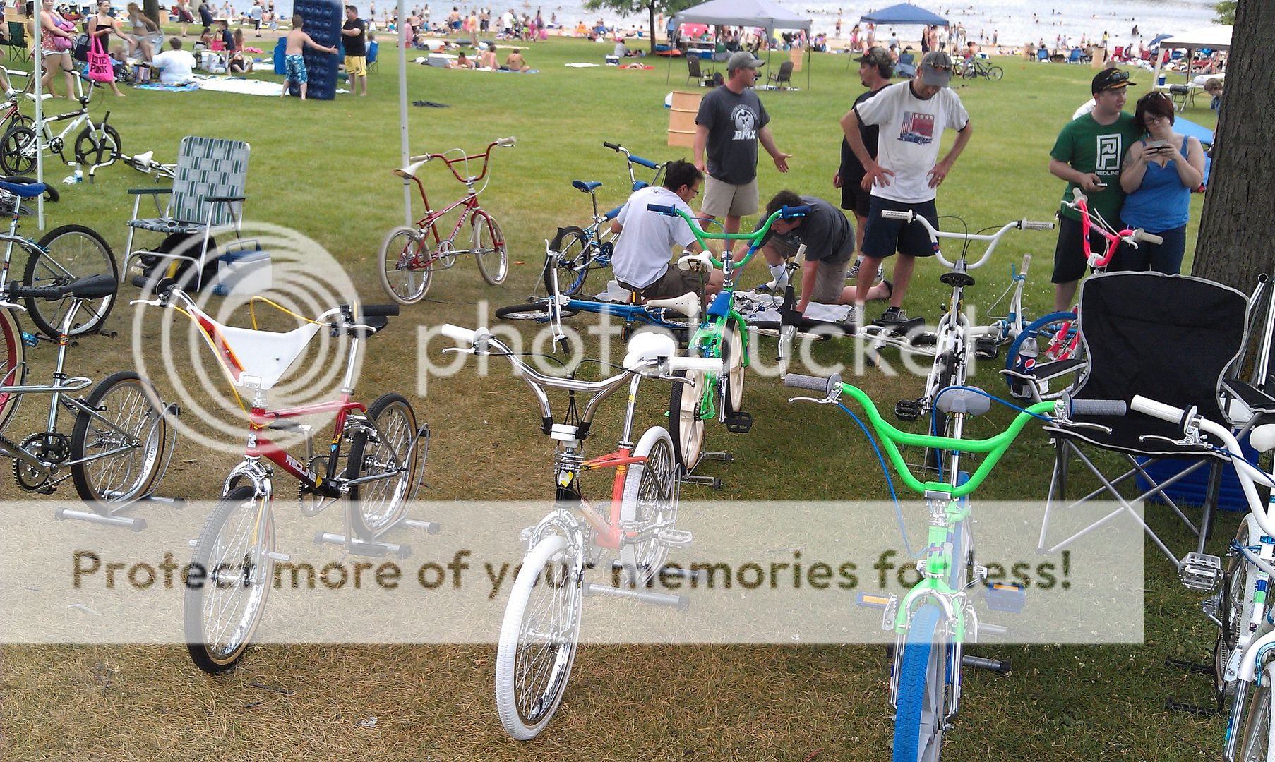 2012 Stony Creek Michigan BMX Gathering, Beach, BMX Bikini Babes