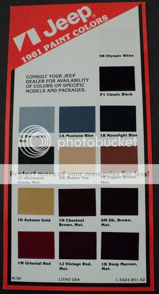 Jeep Cherokee Paint Color Code Jeep Cherokee Paint Color Code