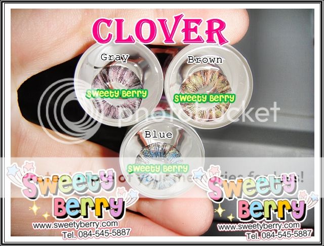 Clover คอนแทคเลนส์ บิ๊กอาย Bigeye ของเกาหลี มีอย.ไทย by Sweety Berry Clover คอนแทคเลนส์ บิ๊กอาย Bigeye ของเกาหลี มีอย.ไทย by Sweety Berry