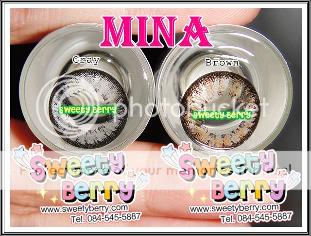 Mina คอนแทคเลนส์ บิ๊กอาย Bigeye ของเกาหลี มีอย.ไทย by Sweety Berry Mina คอนแทคเลนส์ บิ๊กอาย Bigeye ของเกาหลี มีอย.ไทย by Sweety Berry