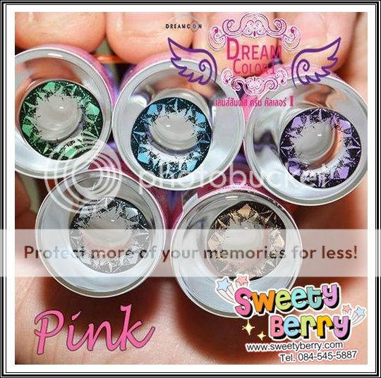 เลนส์สัมผัสดรีมคัลเลอร์วัน Dreamcolor 1 คอนแทคเลนส์กันแสง UV คอนแทคเลนส์ บิ๊กอาย Bigeye ของแท้ มีอย.ไทย by Sweety Berry เลนส์สัมผัสดรีมคัลเลอร์วัน Dreamcolor 1 คอนแทคเลนส์กันแสง UV คอนแทคเลนส์ บิ๊กอาย Bigeye ของแท้ มีอย.ไทย by Sweety Berry