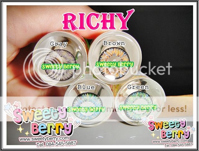 Richy คอนแทคเลนส์ บิ๊กอาย Bigeye ของเกาหลี มีอย.ไทย by Sweety Berry Richy คอนแทคเลนส์ บิ๊กอาย Bigeye ของเกาหลี มีอย.ไทย by Sweety Berry