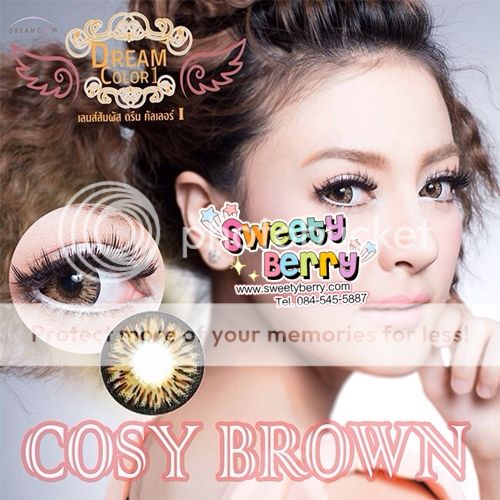เลนส์สัมผัสดรีมคัลเลอร์วัน Dreamcolor 1 คอนแทคเลนส์กันแสง UV คอนแทคเลนส์ บิ๊กอาย Bigeye ของแท้ มีอย.ไทย by Sweety Berry เลนส์สัมผัสดรีมคัลเลอร์วัน Dreamcolor 1 คอนแทคเลนส์กันแสง UV คอนแทคเลนส์ บิ๊กอาย Bigeye ของแท้ มีอย.ไทย by Sweety Berry