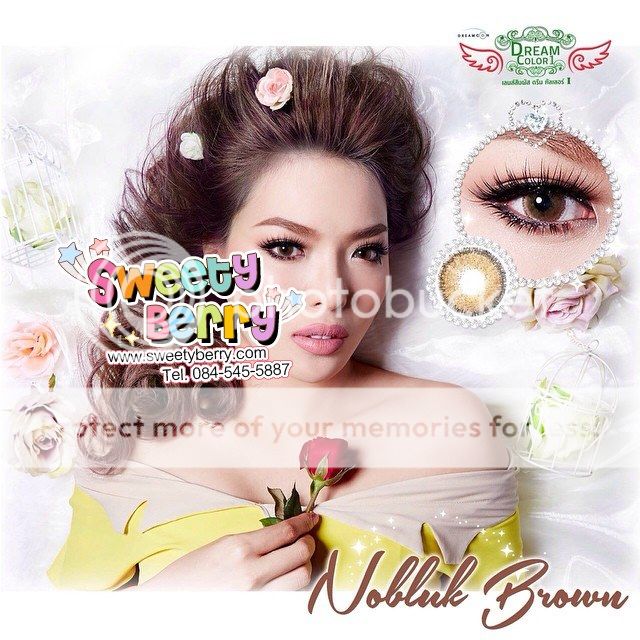 Nobluk เลนส์สัมผัสดรีมคัลเลอร์วัน Dreamcolor 1 คอนแทคเลนส์กันแสง UV คอนแทคเลนส์ บิ๊กอาย Bigeye ของแท้ มีอย.ไทย by Sweety Berry Nobluk เลนส์สัมผัสดรีมคัลเลอร์วัน Dreamcolor 1 คอนแทคเลนส์กันแสง UV คอนแทคเลนส์ บิ๊กอาย Bigeye ของแท้ มีอย.ไทย by Sweety Berry