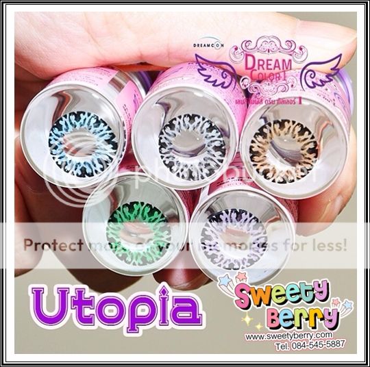เลนส์สัมผัสดรีมคัลเลอร์วัน Dreamcolor 1 คอนแทคเลนส์กันแสง UV คอนแทคเลนส์ บิ๊กอาย Bigeye ของแท้ มีอย.ไทย by Sweety Berry เลนส์สัมผัสดรีมคัลเลอร์วัน Dreamcolor 1 คอนแทคเลนส์กันแสง UV คอนแทคเลนส์ บิ๊กอาย Bigeye ของแท้ มีอย.ไทย by Sweety Berry
