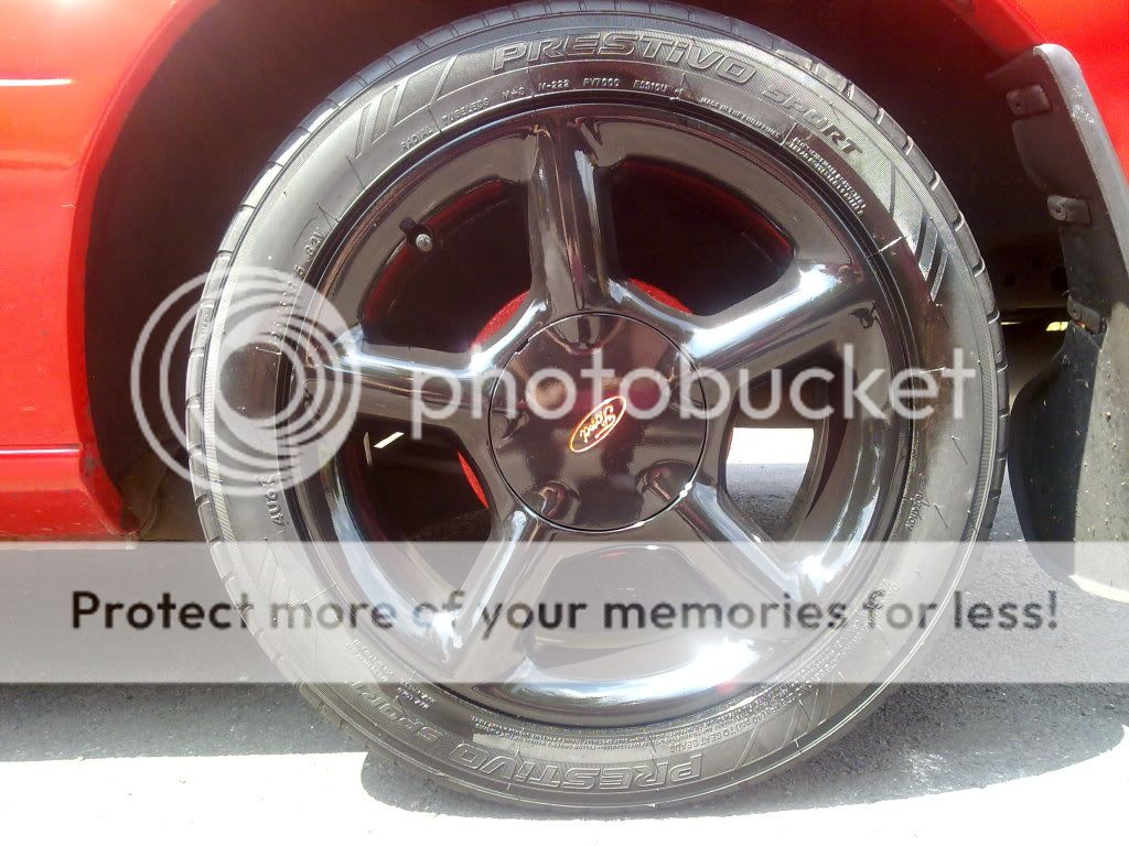 painting my rims gloss black.... PassionFord