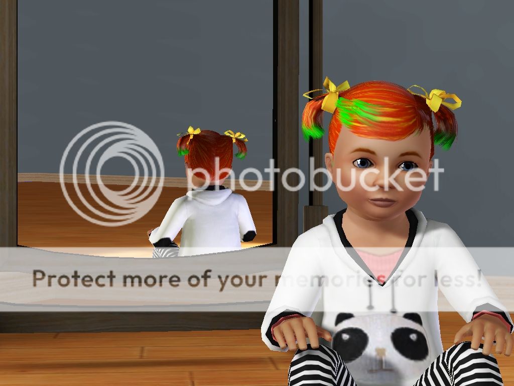 and querida: (mothers hair, fathers eyes, human)